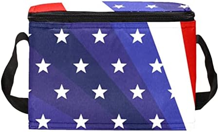 Чанта за обяд GUEROTKR за Мъже, Изолиран Обяд-Бокс, Кутия за Обяд за възрастен, Американски флаг