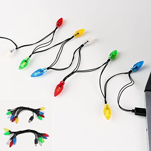VisTapex Led Коледни светлини, Кабел за зареждане на телефон, USB и зарядно устройство за лампи, 50 см, 10, led,