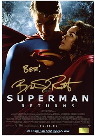 Брандън Раут с автограф 8x12 Завръщането на Супермен Снимка IMAX