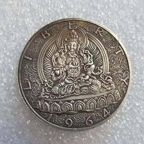 AVCITY Антични Блуждающая Монета Ръчно изработени От Месинг, Посеребренный Сребърен Долар на Едро#767