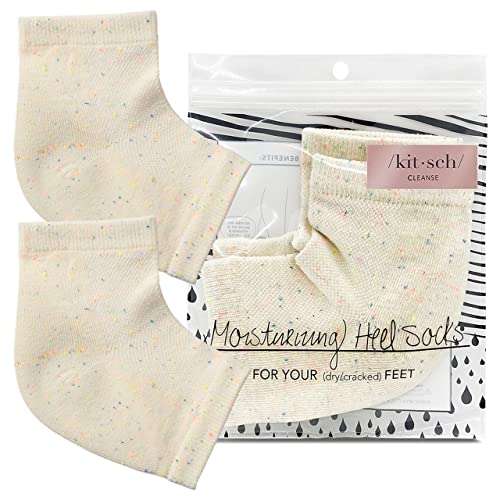 Хидратиращ спа чорапи Kitsch - Гел чорапи за възстановяване на напукани пети | Чорапи за пети със сухи пукнатини