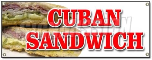 Кубински Сандвич-Банер 36 X 96 Заредете Винил Банери с тегло 13 Грама с Едностранни Люверсами