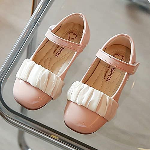 Модерен Пролетно-лятна Детска Ежедневни Обувки на Равна Подметка за Момичета, Обикновена Леки Модел Обувки за Момиченца
