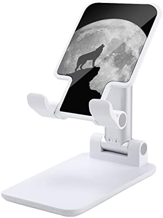 Вълк, Воющий на Луната Поставка за Мобилен Телефон Сгъваема стойка За Телефона на Преносима Стойка За Смартфон Аксесоари За