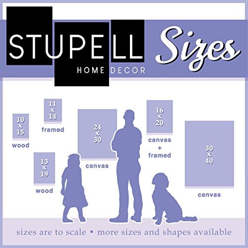 Stupell Industries - Стенни дъска с Курсивной типографией Wildflower, 10 x 0,5 x 15, С гордост произведена в САЩ