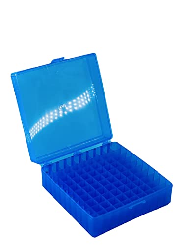 Криогенный Кутия за съхранение на Микроцентрифужных пробирок LUERFLEX 100 Well Cryobox със Съответните Цветни