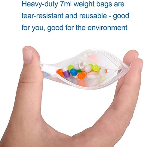 Чанти-пликове за таблетки с цип за Многократна употреба пакетчета за хапчета, Прозрачни Пластмасови опаковки за таблетки, Самоуплотняющиеся Пътни Организаторите