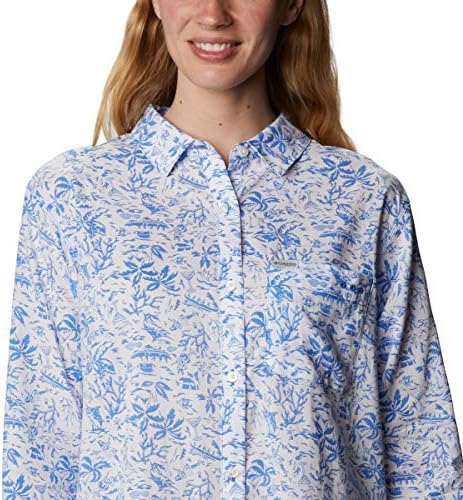 Дамска риза с дълъг ръкав Columbia от Сушена тъкан, Сотканной от Вода