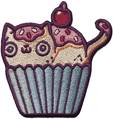 Ранди Видра Котка Cupcake Сладко Коте, Което Също е Утюжком За Тортата На Заплатке