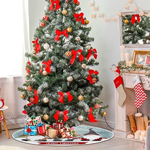 Декорация на Поли във формата на Коледно ALAZA, едно Малко Бижу под формата на Мини-Поли във формата на коледно дърво 35,4 Инча с Коледни Красиви Джуджетата за Коледно п?