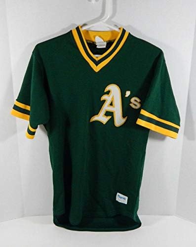 В края на 1980-те години В играта Oakland Athletics #2 е Използвана Зелена Риза За Тренировка Вата DP04640 В играта, за да Използва Тениски MLB