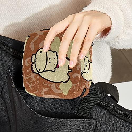 Чанта за съхранение на Хигиенни Кърпички, Скъпа Чанта за Менструална Купа във формата на Хипопотам, Преносими