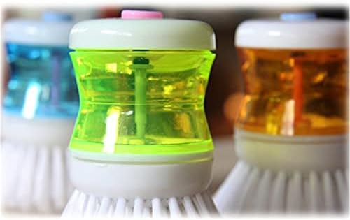 Четка за миене на съдове за кухня, трапезария и бар-U-M DurablePULABO различни цветове с дозатор за течен сапун за миене на съдове и за почистване на горещите плочи, стомане?