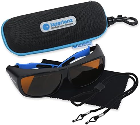 Lazerlenz Регулируеми Лазерни Очила За Премахване на татуировки с Лазер с дължина на вълната 532 и 1064 nm Защитни Очила - KTP