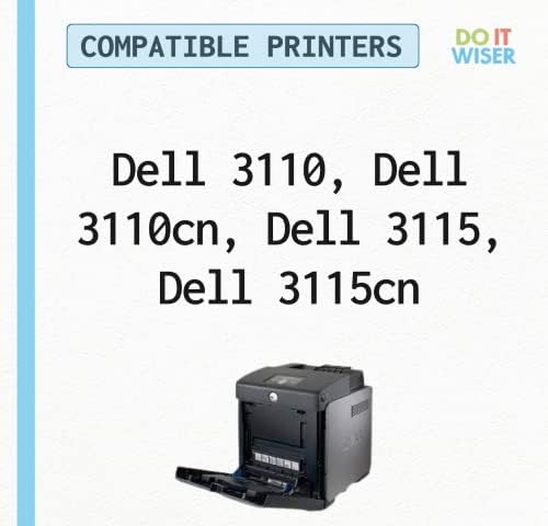 Направи го по-Мъдри Подмяна на Касетата с тонер за възстановеното принтер Dell 3110cn 3115cn 3110 3115 | 310-8092