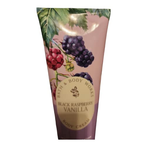Крем за тяло Bath & Body Works Black Raspberry Vanilla Signature Collection Ultimate Hydration За жени, 8 течни унции (Черни