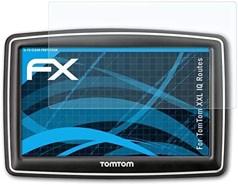 Защитно фолио atFoliX, съвместима със защитно фолио Tomtom XXL IQ Routes Screen Protector, Сверхчистая защитно фолио FX (3X)