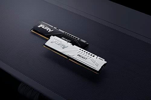 Kingston Fury Beast 64GB White (2x32GB) 5600MT / s CL36 DDR5 Expo DIMM | Разрушаване | Plug N Play | AMD Expo | Комплект от 2-те устройства | KF556C36BWEK2-64