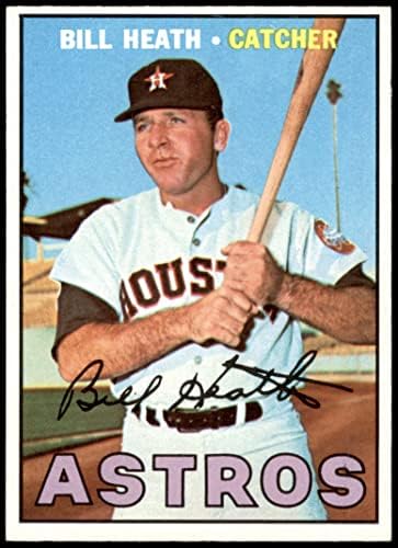 1967 Topps 172 Бил Хит на Хюстън Астрос (Бейзболна картичка) NM Astros