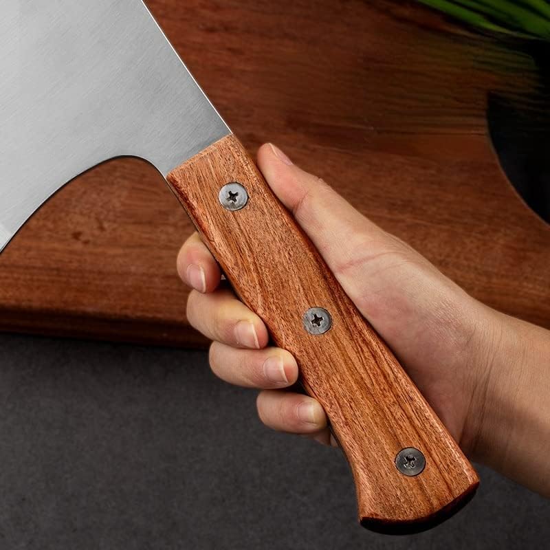 Нож за рязане на месо, Нож за рязане на месо, Кухненски нож с брадва от неръждаема стомана, кухненски, домакински