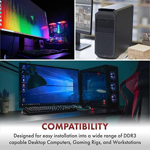 Комплект оперативна памет A-Tech обем 16 GB (4x4 GB) за Acer Aspire X3950 | DDR3 1333 Mhz PC3-10600 DIMM 240-за Контакти