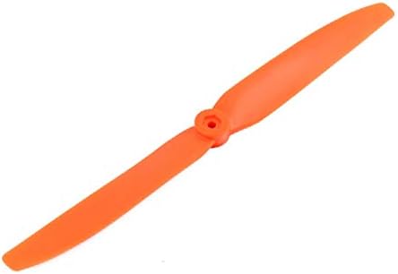 Нов Lon0167 8 x Препоръчва 4-инчов Оранжево надежден универсален перка за радиоуправляемого на самолета с 2 остриета,