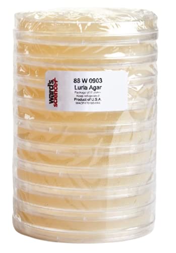 880903 - Готови Стерилна хранителна среда с агаром Luria фирма Ward's - Пакет от 10