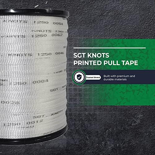 Кремена лента с принтом SGT KNOTS - Полиэстеровая лента-муле за търговски обекти и занаяти, производството на