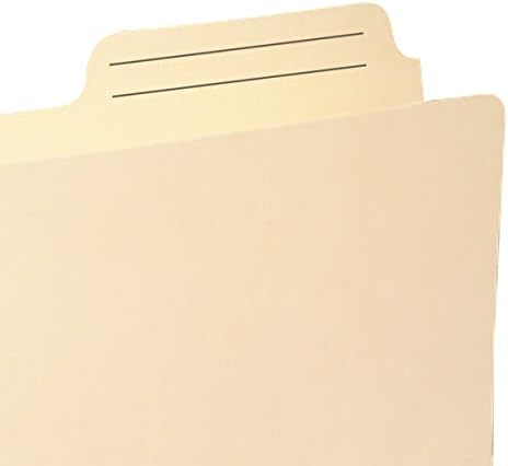 Джоб за файлове Smead, издърпване с принтом под формата на 2/5 изрезки, подсилени Tyvek®, размер на разрешената, Манила, 50 за кутия (76487)