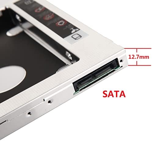 12,7 мм 2-ри HDD и SSD Твърд диск с Оптично помещение Кутийка за iMac A1312 A1311 2012 2011 2010 суап SuperDrive DVD