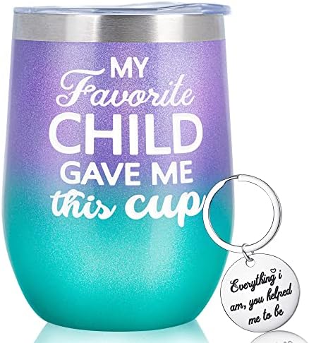 80UncleKimby Любимите Ми Дете ми Подари Този Изолиран чаша, Ключодържател - Подаръци за Деня на бащата и Майка си, от
