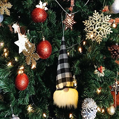 Маса Ниссе Шведски Интериор Плюшен Вещица Коледни Джуджета Декор Томте Украшения и Висулки Коледна Украса Балони Кристал (B, Един размер)