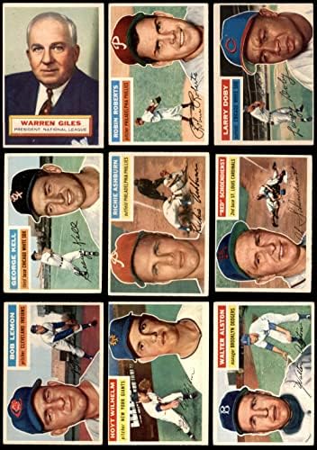 Играта топката Topps 1956 година, Почти в пълен комплект (Baseball Set) EX