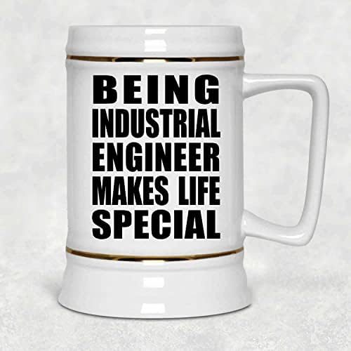Designsify да Бъде Индустриален Инженер Прави Живота по-Специални, Керамична Чаша за бира Stein в 22 грама