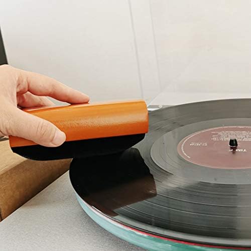 Дървена Четка за Пречистване на Антистатик Кадифе Четка за/Vinyl LP Плоча инструмент е стар фонограф Плейър