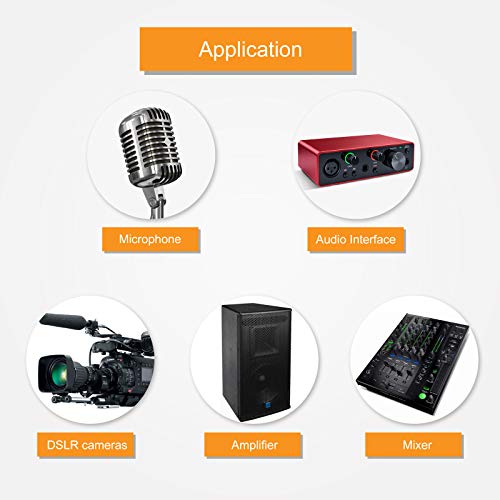 Комплект Микрофонного XLR кабел Rodyweil и Китарен Кабел 10 Метра за Запис в звукозаписно студио и Подкастинг