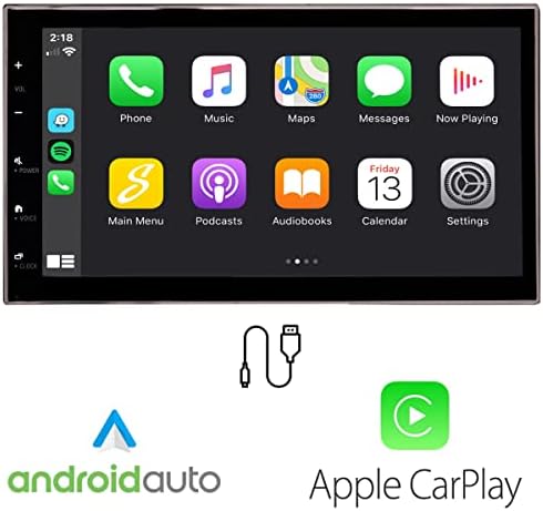Радиото в автомобила 6,8 с двоен Din за 2007-2014 Escalade (ESV, EXT). Apple CarPlay, Android Auto, Интерфейс Can