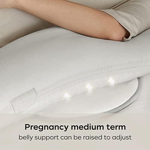 Охлаждащи възглавница за гърба, краката и корема по време на бременност, необходими за спане при бременност, Пълничък и пухкав,