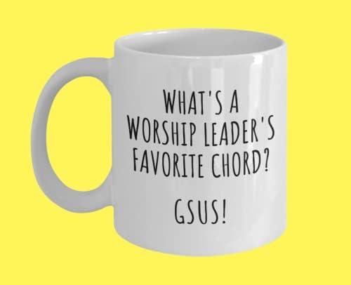 Какъв любим Акорд Лидер на Поклонение? О, Боже мой! Забавна Хумористичен Кафеена Чаша като Подарък на Лидера на Поклонение