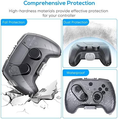 Защитен калъф за контролера PS5/Xbox Основната Защитно фолио за джойстик MENEEA, твърд калъф за Xbox X series/S/Xbox One/Playstation 5 DualSense, Водоустойчив, устойчив на удари и надраскване К