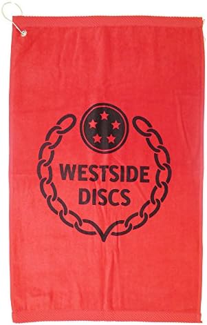 Хавлиена кърпа, за да карам голф с логото на Westside Disks