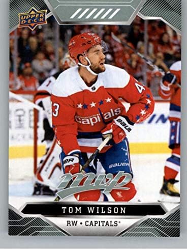 2019-20 MVP на горната палуба 120 Хокейна карта Том Уилсън Вашингтон Кепитълс в НХЛ