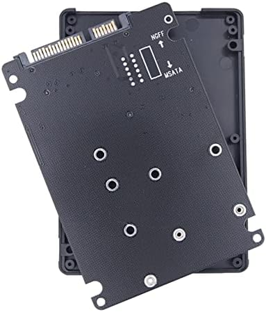 HICCYRODLY M. 2 NGFF Card Карта M. 2 NGFF MSATA SSD-диск на картата 3,0 2 в 1 с конвертером Shell + USB3.0 Drive