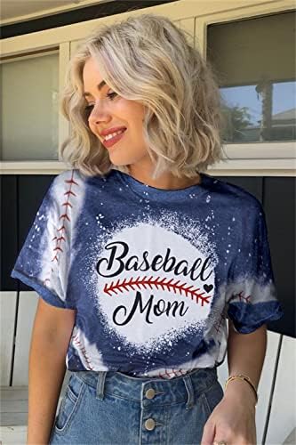 Бейзболни Тениски за Майките, за Жените, Тениски с изображение на Сърце, Бейзболна Фланелка за Майките, Ежедневни
