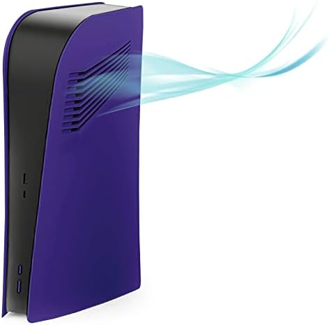 Faceplates Digital Edition с вентилационни отвори за охлаждане, Капаци, Панели на корпуса на конзолата PS5, аксесоари за Playstation 5, Защитно Замяна плоча на предния панел (Digital Galactic Pu