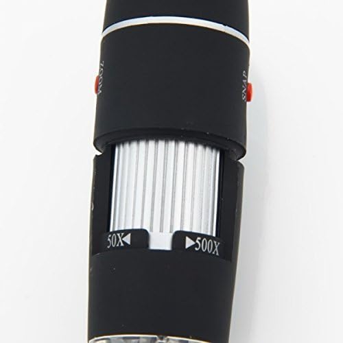 KSRplayer 50X-500X Цифрово Увеличение 8-Led Бяла Светлина Дигитален Микроскоп Ендоскоп Камера с Лупа