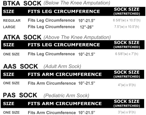 Чорап за ампутированных крайници ATKA, Gamersauraus V3, Остатъчна Раната 3PLY, Върха на Носа, за намаляване на размера