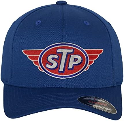 STP е Официално Лицензиран Кръпка Flexfit Cap (синьо), голям /X-Large