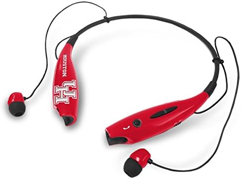 Безжични Слушалки NCAA SUCKERZ с Шейным ръб Bluetooth, стерео слушалки с микрофон, Houston Cougars
