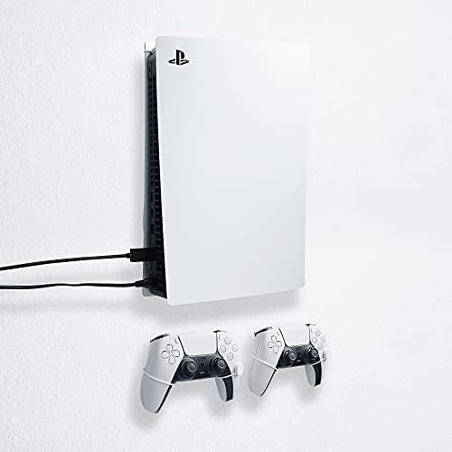 Решение за монтиране на стена на Playstation 5 от FLOATING GRIP - елегантен монтажен комплект за окачване на игрова конзола
